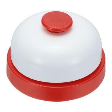 Imagem de PATIKIL Call Bell, 7,2 cm pequeno anel de serviço de mesa campainhas para recepção recepção balcão jantar bar hotel sala de aula, vermelho, 1 pacote
