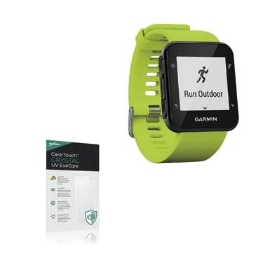 Imagem de BoxWave Protetor de tela compatível com Garmin Forerunner 35 - ClearTouch Crystal Anti-UV EyeCare (pacote com 2), filtra a luz azul prejudicial reduz a fadiga