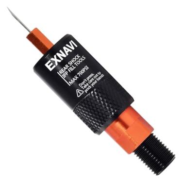 Imagem de MIURSSY Ferramenta de pressão de ar IFP Shock, agulha de bomba de suspensão profissional para FOXRP2/23/FLOAT-X/CTD/FLOAT-DPS X-Fusion CCDB amortecedor traseiro de mountain bike, liga de alumínio CNC