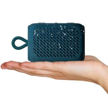 Imagem de Ruimatech MS6 Caixa de Som Bluetooth Portátil IPX6, Grave Turbo 6W com Ímã NdFeB, 12h de Música, TWS Estéreo, Capa Antichoque, Hands-Free, Presente pra Festa, Trilha e Piscina (Azul)