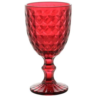 Imagem de Taça Para Água Roman 345Ml Vermelha Vidro