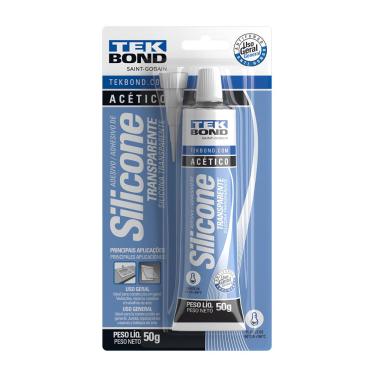Imagem de Silicone Tekbond  Autoadesivo 50g Silicone Tekbond Autoadesivo 50g