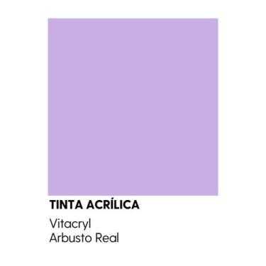 Imagem de Tinta Emborrachada Acetinada Violetas - Vitacryl, Arbusto Real, 3,6 lt