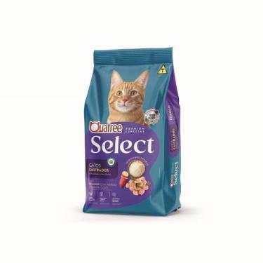 Imagem de Ração Quatree Select Gatos Castrados Sabor Frango, Arroz e Bataa Doce 
