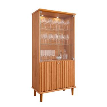 Imagem de Cristaleira Luiza 2 PT Cinamomo