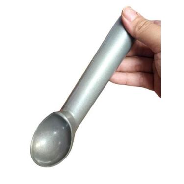 Imagem de Pegador De Sorvete Concha De Alumínio Polido Profissional - D'PRESENTE