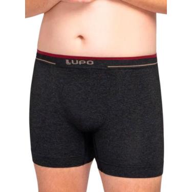 Imagem de Cueca Boxer Lupo 17800-001 Plus Size Sem Costura Poliamida T. XG/XXXG,
