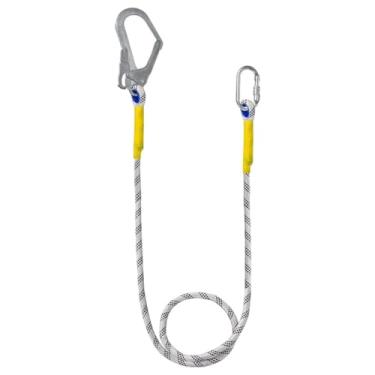 Imagem de oshhni Cordão de segurança, cinto de segurança para trabalho, proteção contra quedas, equipamento de proteção com mosquetão para escalada em árvores e, Gancho único