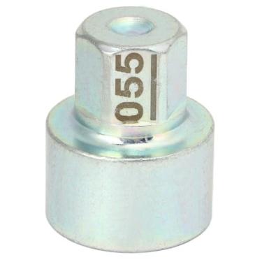 Imagem de Chiffonade Chave de trava de roda de metal antifurto à prova de ferrugem resistente antideformação porca de trava de roda de substituição para carro