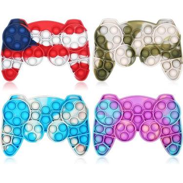 Imagem de Cute Fidget Poppers Push Fidget Pop Toys, pacote barato Rainbow Push B