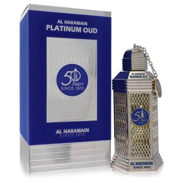 Imagem de Perfume Feminino Al Haramain 50 Years Platinum Oud Eau De Parfum (unisex) 100 Ml