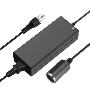 Imagem de Adaptador de isqueiro de 12V, conversor de 110V para 12V, tomada de isqueiro de carro, adaptador de fonte de alimentação, conversor CA para DC, 12V 8A