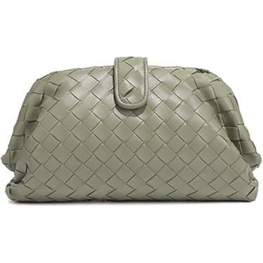 Imagem de Bolsa clutch de tecido bolsa de ombro para mulheres bolsa macia bolsa tiracolo bolsa tiracolo de couro vegano bolsa axila 2025, Verde, free