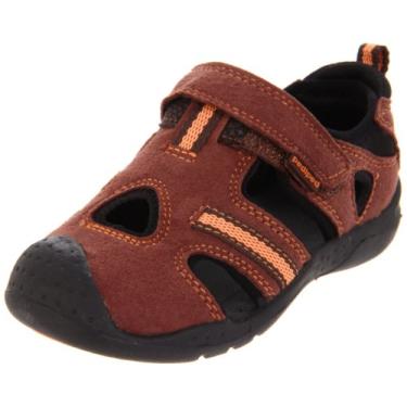 Imagem de pediped Sandália Flex Amazon (bebê/criança pequena), Marrom escuro, 5.5 Toddler