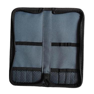 Imagem de Vaveren Porta-pincel, estojo para caneta, lápis, tecido Oxford, organizador de materiais de arte, 12 compartimentos para, viagem, ar livre