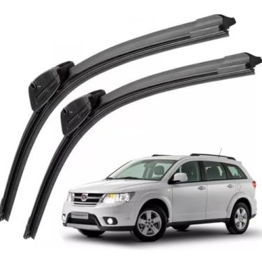 Imagem de TIGER AUTO KIT PALHETAS DE PARABRISA EM SILICONE PREMIUM, COMPATÍVEL FIAT FREEMONT 2011 a 2015, INSTALAÇÃO FÁCIL E LIMPEZA EFICIENTE