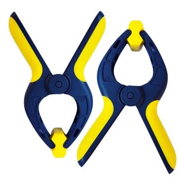 Imagem de 10X Kit 2 Grampos Sargento Marceneiro Garra 9`` Fertak Com M