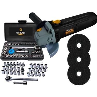 Imagem de 10X Esmerilhadeira Lixadeira Angular Profissional 4.1/2 Com