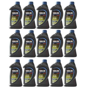 Imagem de Yamalube TCW3 Óleo Náutico Premium 2 Tempos 1 Litro Para Jet Ski e Mot