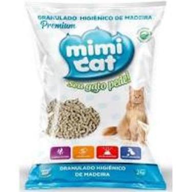 Imagem de Granulado Higiênico de Madeira Mimicat 15 kg Premium para Gatos - Ecol