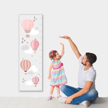 Imagem de Régua de Crescimento Adesiva Balões e Nuvens - 1,20m x 0,35m - no-bran