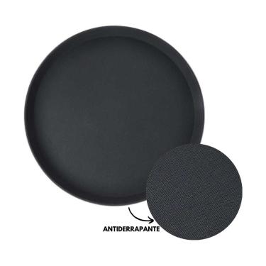 Imagem de Bandeja De Servir Garçom Profissional Bar Restaurante Antiderrapante Emcasatem 40cm