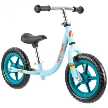 Imagem de Bicicleta sem Pedal para Crianças de 2 a 5 Anos com Assento e Guidão Ajustáveis, Retrospec, Azul Claro