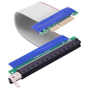 Imagem de YARCHONN PCI-E 4X para 16x Riser Cable Adapter PCI Express 4X para 16x Riser Card Converter Cabo de Extensão para Placas Gráficas SSD RAID etc-19 cm