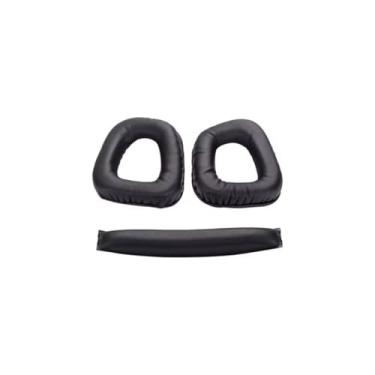 Imagem de Almofadas Para Logitech G35 G430 G930 F450 F540 Espumas (Preto)