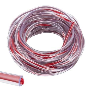 Imagem de FINGERINSPIRE Protetores de borda de porta de carro de 10 m PVC acabamento de moldagem interior de carro 6 x 4,5 mm em forma de U protetor de borda de porta de carro autoadesivo transparente proteção