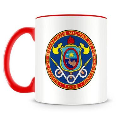 Imagem de Caneca Personalizada Corpo de Bombeiros de Pernambuco - Porcelana Bril