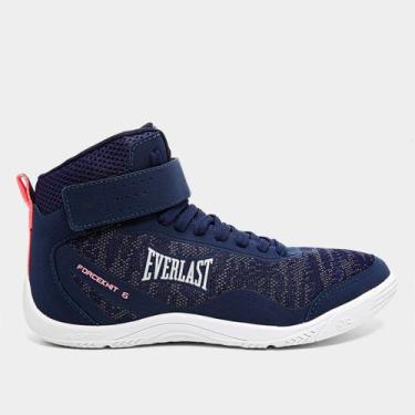 Imagem de Tênis Cano Médio Everlast Forceknit 6 Feminino, Marinho, Cinza, 38