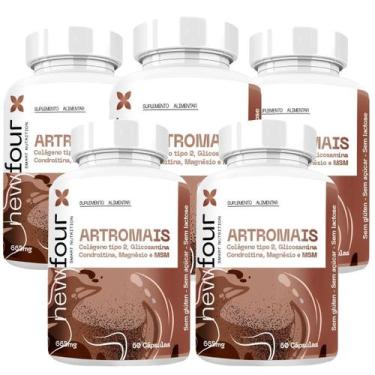 Imagem de Artromais Colágeno Tipo 2 , Glicosamina , Condroitina , - New Four