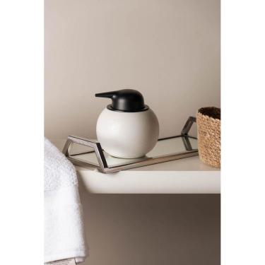 Imagem de Porta Sabonete Liquido Ceramica Granada 400Ml Banheiro Pia