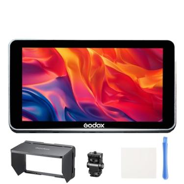 Imagem de Godox GM6S Pro Kit 1 Monitor de campo para câmera DSLR, tela sensível ao toque de 5,5 polegadas, 2000 nits, entrada/saída HDMI 4K, importação de LUT 3D, HD 1920x1080 IPS, captura de tela