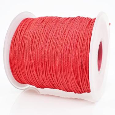 Imagem de Corda de nylon de 0,8 mm, corda de pulseira forte de 100 metros, cordão de nylon durável para fazer joias, pulseiras, miçangas, colares, trança de rabo, sinos de vento e artesanato