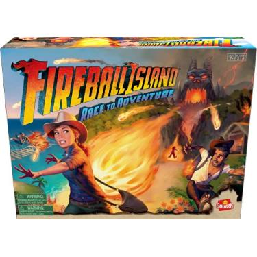 Imagem de Goliath Fireball Island Board Game - Unique Game Board and Components, 2-4 Players Ages 7 and Up