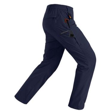 Imagem de Calças Rapoo Hiking, leves, impermeáveis, de secagem rápida, azul mari