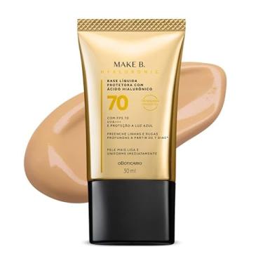 Imagem de Base Líquida Protetora Make B. Hyaluronic FPS 70, cor 15 30 ml