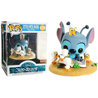 Imagem de Boneco Disney Stitch With Ducks Special Edition Pop Funko 639 - SUIKA