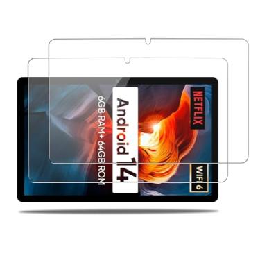 Imagem de NOUKAJU Protetor de tela para tablet COLORROOM de 10 polegadas, vidro temperado HD, dureza 9h, arranhões, anti-impressão digital, protetor de filme de vidro temperado para tablet COLORROOM 2025 de 10