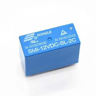Imagem de 1 relé de alimentação SMI-12VDC-SL-2C 12V 5A 8 pinos 250VAC/30VDC SONGLE