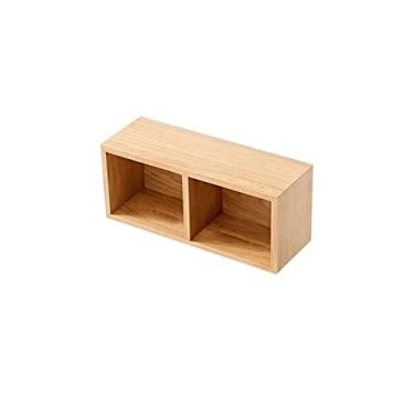Imagem de Prateleiras de parede prateleiras flutuantes prateleira de madeira montada na parede prateleira de parede prateleira de livros de fácil instalação montada na parede (médio)