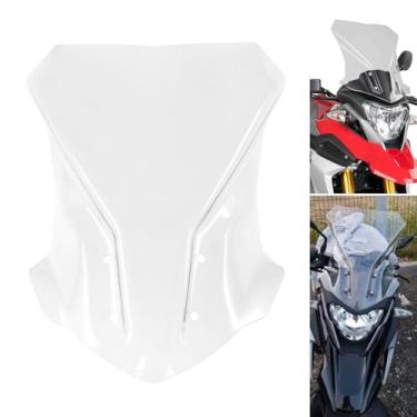 Imagem de G310GS Para-brisas de motocicleta para para-brisas, NOVSKI carenagem frontal defletor de vento protetor de tela viseira à prova de vento suporte protetor à prova de vento para G310GS G 310 GS 2017