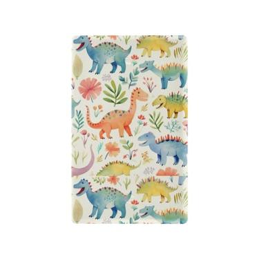 Imagem de SEHANY Capa de parede de tomada dupla de dinossauro engraçado, tamanho padrão e à prova de calor, placas decorativas para decoração de escritório doméstico (11,5 cm x 7 cm)