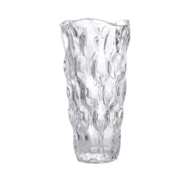 Imagem de Vaso de Vidro Grosso Primeira Linha Âmbar – Decoração Elegante para Flores, Sala, Festa e Plantas(TRANSPARENTE)