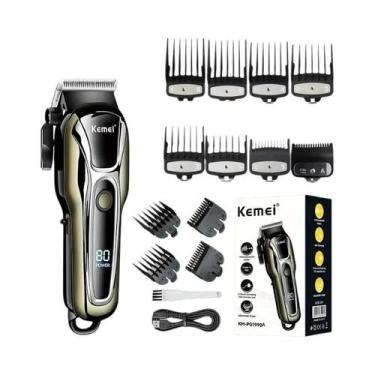 Imagem de Aparador De Cabelo Sem Fio Masculino Kemei PG1990A, Cortador De Cabelo