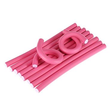 Imagem de 10 unidades de Curlers Makers Esponja Espuma Twist Curls Ferramentas Estilo DIY para Cabelo Rolete Flexível Bastões Cach