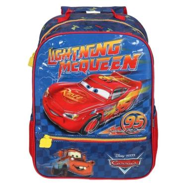 Imagem de Mochila Infantil Escolar Carros Relâmpago Mcqueen 14902