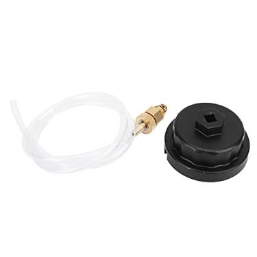 Imagem de aqxreight Chave de Filtro de óleo Com Ferramenta de Drenagem de Elemento Filtrante de Tubo para Motores 2.0L - 5.7L Direciona o óleo para Seu Descarte + Drenagem de Borracha de Qualidade Perfeita